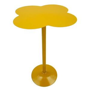 Masa de bar, Mauro Ferretti, Clox, 60x103 cm, metal, galben mustar imagine