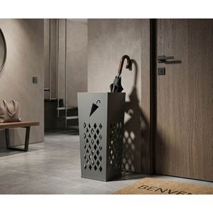 Suport pentru umbrele, Mauro Ferretti, Holder -B, 19x19x48 cm, metal, gri imagine