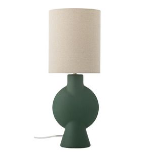Lampa de masa, Bloomingville, Sergio, 1 x E27, 21x55 cm, ceramica/in, verde imagine