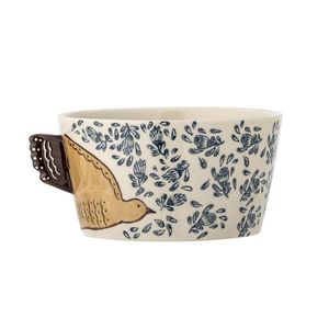 Bol, Bloomingville, Hezha, 13x7 cm, 460 ml, ceramica, natural imagine
