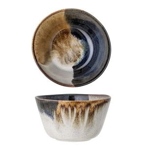 Bol, Bloomingville, Jules, 15.5x8.5 cm, 750 ml, ceramica, albastru imagine