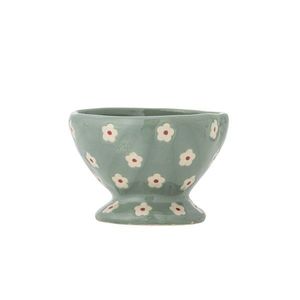 Bol, Bloomingville, Nini Flowers, 9x6.5 cm, 170 ml, ceramica, albastru imagine