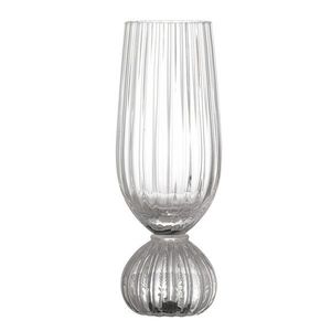 Pahar de sampanie, Bloomingville, Taurin, 6x17 cm, 250 ml, sticla, transparent imagine