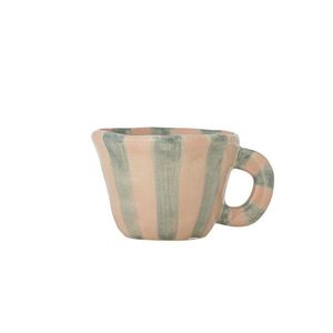 Ceasca, Bloomingville, Nini Green, 7.5x5.5 cm, 110 ml, ceramica, multicolor imagine