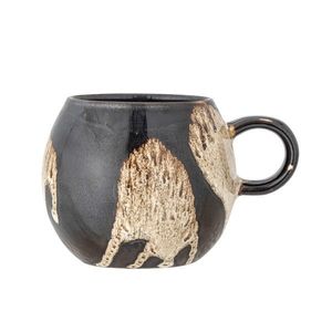 Ceasca, Bloomingville, Paula Dark, 9x8 cm, 275 ml, ceramica, maro imagine