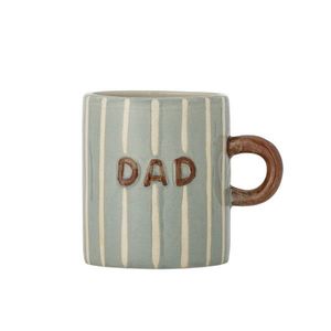 Cana, Bloomingville, Cherish, 8x9 cm, 325 ml, ceramica, albastru imagine