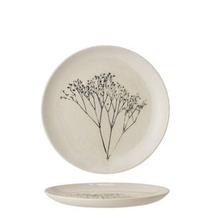 Farfurie desert, Bloomingville, Bea, 21x2 cm, ceramica, natural imagine