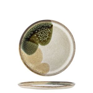 Farfurie desert, Bloomingville, Jules, 22x2 cm, ceramica, verde imagine
