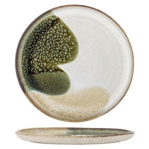 Farfurie intinsa, Bloomingville, Jules, 28.5x2 cm, ceramica, verde imagine