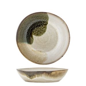 Farfurie adanca, Bloomingville, Jules, 22x5 cm, 800 ml, ceramica, verde imagine