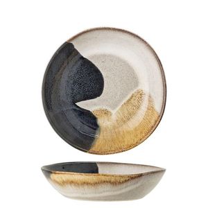 Farfurie adanca, Bloomingville, Jules, 22x5 cm, 800 ml, ceramica, albastru imagine