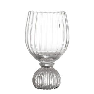Pahar de vin, Bloomingville, Taurin, 9x15.5 cm, 430 ml, sticla, transparent imagine