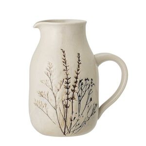 Carafa, Bloomingville, Bea, 12x19.5 cm, 1.5 L, ceramica, natural imagine