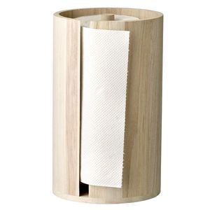Suport rola servetele, Bloomingville, Celian, 14.5x25.5 cm, lemn de paulownia, natural imagine