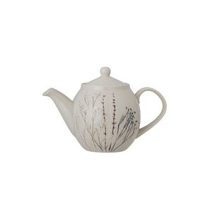 Ceainic, Bloomingville, Bea, 13.5x17 cm, 1.2 L, ceramica, natural imagine