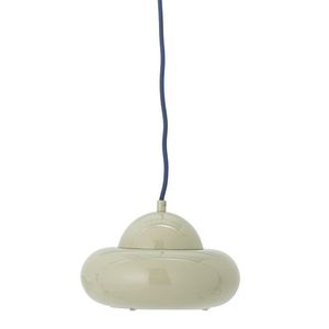 Lustra, Bloomingville, Bubble, 1 x E14, 22x13 cm, metal/sticla, verde imagine