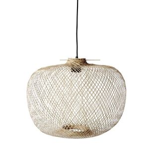 Lustra, Bloomingville, Rodi, 1 x E27, 42x30 cm, bambus, natural imagine