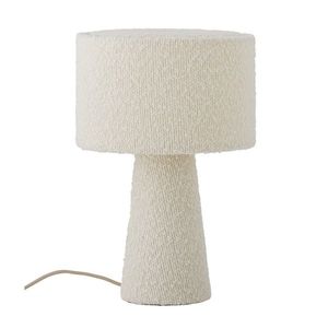 Lampa de masa, Bloomingville, Emmie, 1 x E27, 20x30 cm, PVC/poliester, alb imagine