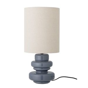 Lampa de masa, Bloomingville, Fabiola, 1 x E27, 24x51 cm, sticla/in, albastru imagine