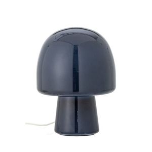 Lampa de masa, Bloomingville, Paddy, 1 x E14, 20x26.5 cm, sticla/fier, albastru imagine