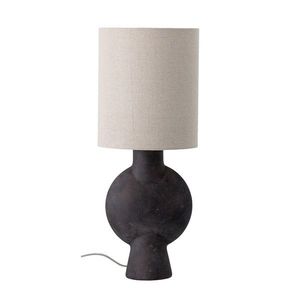 Lampa de masa, Bloomingville, Sergio, 1 x E27, 21x55 cm, ceramica/in, maro imagine