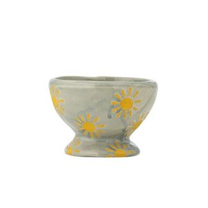 Bol, Bloomingville, Nini Sun, 9x6.5 cm, 170 ml, ceramica, albastru imagine
