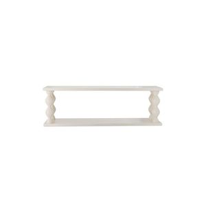 Raft de perete, Bloomingville, Salino, 80x20x26 cm, MDF/lemn de brad, alb imagine