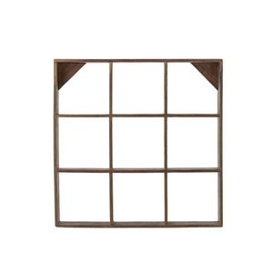 Raft de perete, Bloomingville, Tilo, 53x10x53 cm, lemn reciclat, maro imagine