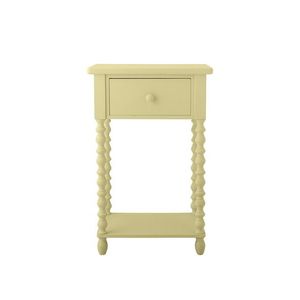 Masuta de cafea, Bloomingville, Salino, 36x33x70 cm, lemn de brad/MDF, galben imagine