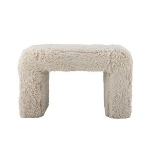 Taburet, Bloomingville, Bobbie, 70x40x45 cm, placaj/lemn de plop/poliester, natural imagine