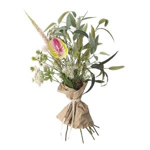 Buchet flori artificiale, Bloomingville, Blush, 30x80 cm, polietilena/fier/textil, roz imagine