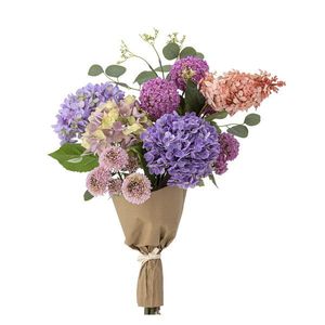 Buchet flori artificiale, Bloomingville, Edge, 30x80 cm, poliester/polietilena, mov imagine