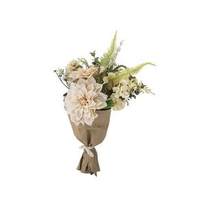 Buchet flori artificiale, Bloomingville, Glow, 23x46 cm, poliester/polietilena, natural imagine