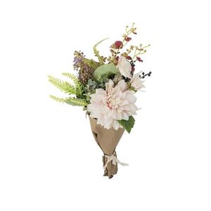 Buchet flori artificiale, Bloomingville, Splendor, 23x45 cm, poliester/polietilena, roz imagine