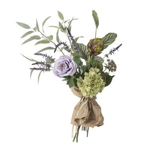 Buchet flori artificiale, Bloomingville, Whisper, 30x80 cm, polietilena/fier/textil, mov imagine