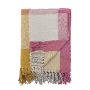 Pled, Bloomingville, Hadley, 130x160 cm, amestec bumbac, multicolor imagine