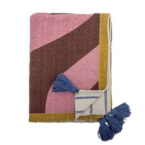 Pled, Bloomingville, Remy, 130x160 cm, amestec bumbac, multicolor imagine