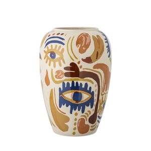 Vaza decorativa, Bloomingville, Horus, 22x32 cm, ceramica, multicolor imagine