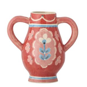 Vaza decorativa, Bloomingville, Odina, 11x15 cm, ceramica, roz imagine