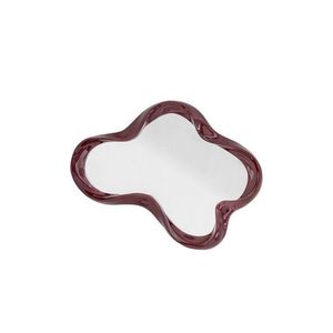 Oglinda decorativa, Bloomingville, Violeta, 47x7x62 cm, polirasina, rosu imagine