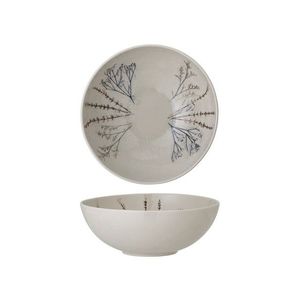 Bol salata, Bloomingville, Bea, 30.5x11 cm, 3.5 L, ceramica, natural imagine