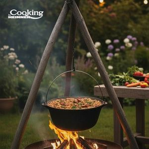 Ceaun Cooking by Heinner, 41x19.5 cm, 16 L, fonta, negru imagine
