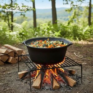 Ceaun Cooking by Heinner, 49x23 cm, 22 L, fonta, negru imagine