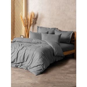 Lenjerie de pat pentru o persoana Single XXL (DE), L'essentiel Maison, Plaid, Gri imagine