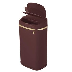 Cos de gunoi cu senzor Berlinger Haus, Leonardo, 39.5x28x67 cm, 58 L, fier, visiniu mat imagine