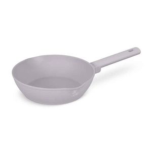 Tigaie adanca Berlinger Haus, Taupe, 24 cm, 2.3 L, aluminiu forjat, taupe mat imagine