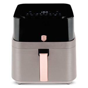 Friteuza cu aer cald si fereastra Berlinger Haus, Taupe, 7.2 L, 1650W, taupe mat imagine