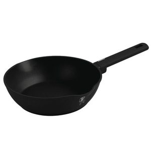 Tigaie adanca Berlinger Haus, Matte Black, 28 cm, 3.8 L, aluminiu forjat, negru imagine