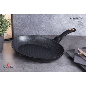 Tigaie pentru peste Berlinger Haus, Black Rose, 35 cm, aluminiu forjat, negru imagine