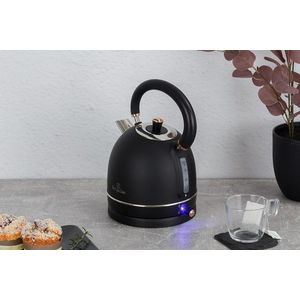Ceainic electric Berlinger Haus, Black Rose, 1.8 L, inox, negru imagine